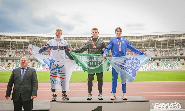 Республиканская Универсиада: лунинчанин Денис Самандык победил в десятиборьи