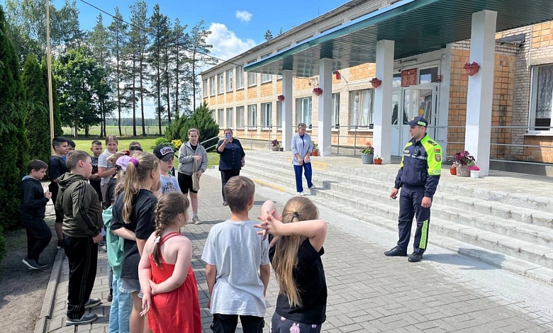 ГАИ проводит летний марафон безопасности в Лунинецком районе