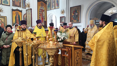 Лунинец посетил епископ Пинский и Лунинецкий Георгий
