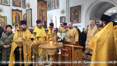 Лунинец посетил епископ Пинский и Лунинецкий Георгий