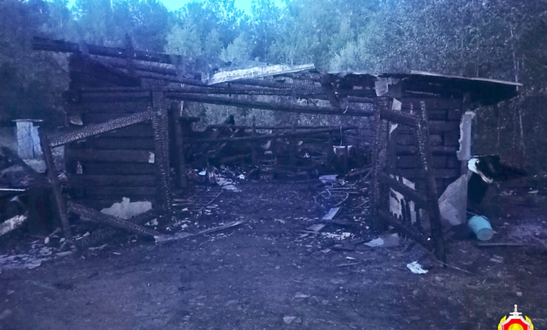 Пьяный мужчина поджег чужой гараж 