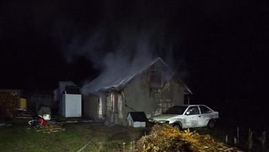 Можно лишиться всего! Еще одна баня горела в Лунинецком районе