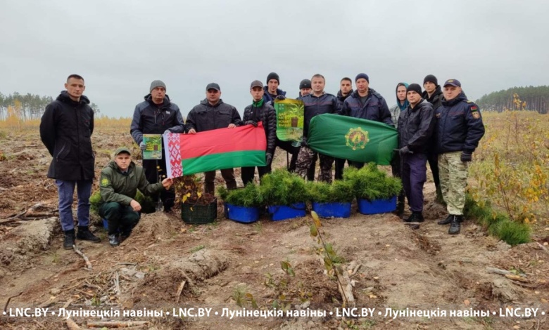 Вклад в сохранение природы внесли лунинецкие милиционеры