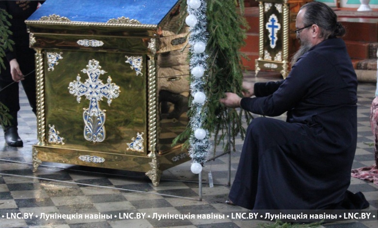 В храмах Лунинецкого района готовятся к Рождеству Христову