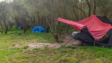 На Припяти обнаружен бесхозный палаточный лагерь