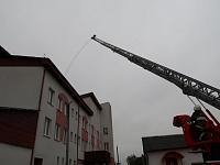 Упали обломки беспилотника! В Лунинце спасатели отработали действия по ликвидации чрезвычайных ситуаций