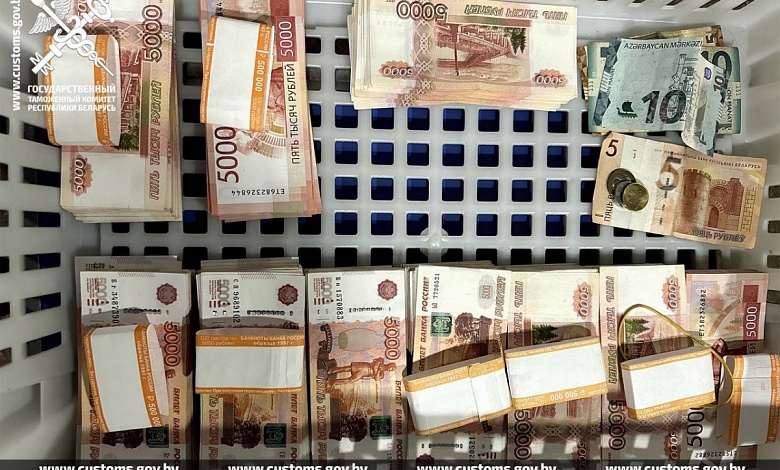 Россиянин пытался незаконно вывести из Беларуси крупную сумму денег