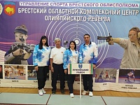 Спортсмены Лунинецкого района участвуют на областном турнире по стрельбе
