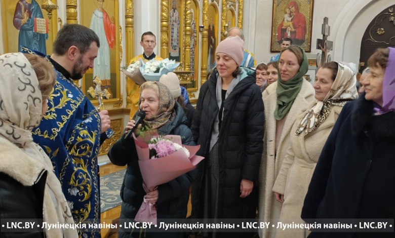 В Лунинце престольный праздник отметили прихожане храма в честь иконы Божьей Матери «Взыскание погибших»