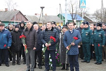 В Лунинце отметили 35-ую годовщину вывода войск из Афганистана