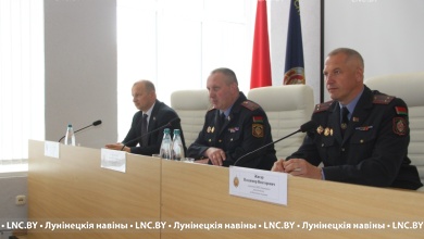 Новый начальник Лунинецкого РОВД приступил к своим обязанностям...