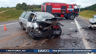 Смертельное ДТП в Витебском районе: один человек погиб, двое пострадали 