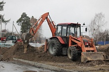 Строительство второй части улицы Ф. Скорины продолжается в Микашевичах