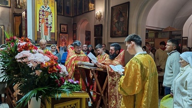 В Лунинце православные верующие празднуют Пасху 