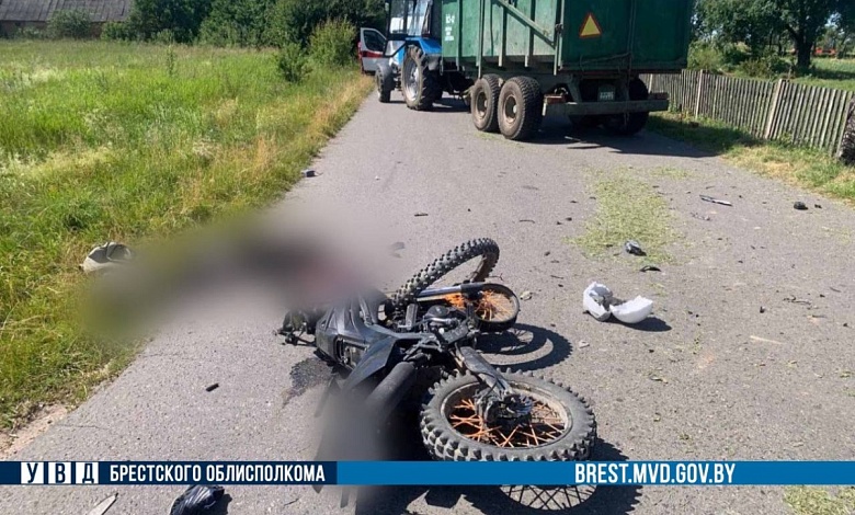 В ДТП погиб еще один мотоциклист в Брестской области