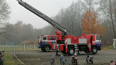 На случай ЧС! Спасатели проводят занятия в Лунинецком районе