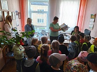 Маленькие следователи посетили редакцию “Лунінецкіх навін”