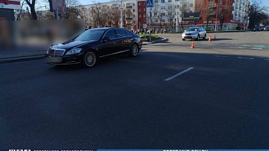 «Mercedes» наехал на 10-летнюю девочку в Бресте