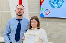 «Миссия мира: 80 лет ООН» | Девочка из Лунинецкого района стала победителем молодежного медиафестиваля