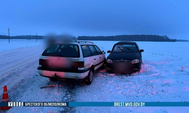 В Брестской области девушка пострадала в ДТП