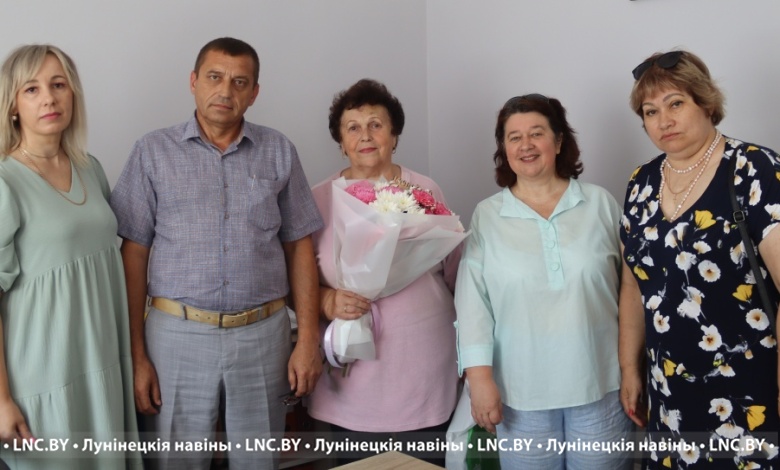 Ветерана педагогического труда чествовали в Лунинце