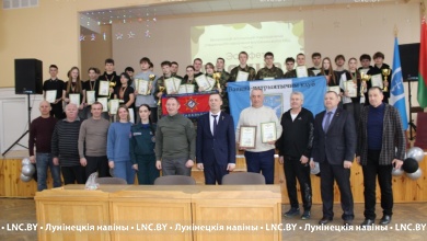 Эстафету "Спецназ" провели в Лунинце 23 февраля