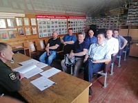 Занятия провели с офицерами запаса в Лунинце