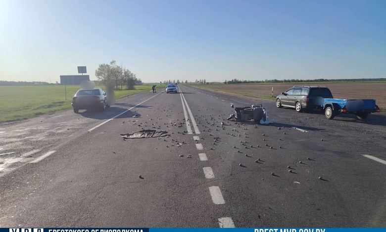 За сутки два ДТП с пострадавшими зафиксировано в Брестской области 