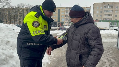 Акция «Стань заметнее в темноте» прошла в Лунинце