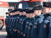 Десант МЧС высадился в Лунинецком районе