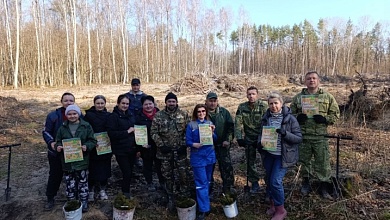 Акция "Лес! Дабро! Парадак!" продолжается в Лунинецком районе