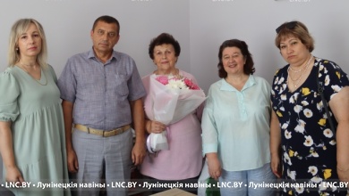 Ветерана педагогического труда чествовали в Лунинце