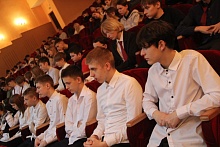 Познавательный час «Что я знаю о Конституции» прошел в городском Доме культуры Лунинца