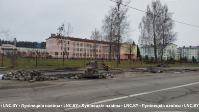 Проблемные места устраняют в Лунинце