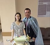 В Брестском роддоме поздравили лунинчанку