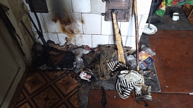 Пенсионер обгорел на пожаре в Брестской области 