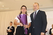 В средней школе №1 Лунинца состоялось торжественное чествование строителей