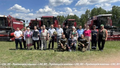 К жатве приступили на Лунинетчине