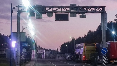 Литва закрыла движение транспорта на границе с Беларусью