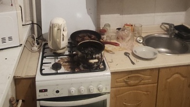 Решил покушать | В Бресте спасли мужчину при пожаре в квартире 