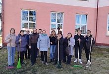Коллективы занимаются наведением порядка в Лунинце
