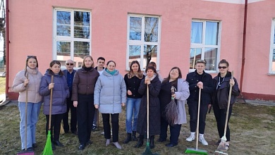 Коллективы занимаются наведением порядка в Лунинце