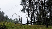 В Литве около 74 тыс. потребителей по-прежнему не имеют электричества после шторма