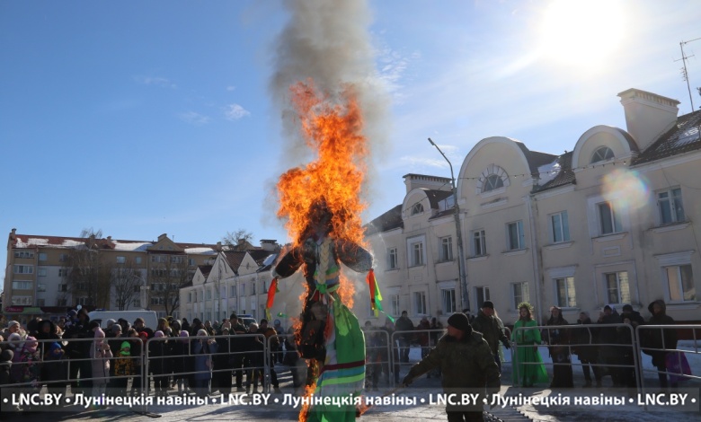 На галоўнай плошчы Лунінца разгарнулася сапраўднае свята