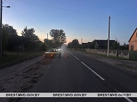 Под колеса автомобиля попал житель Лунинецкого района