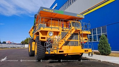 Уникальный БЕЛАЗ проходит опытно-промышленные испытания возле Микашевичей