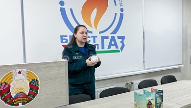 Спасатели пришли к работникам газоснабжения в Лунинце