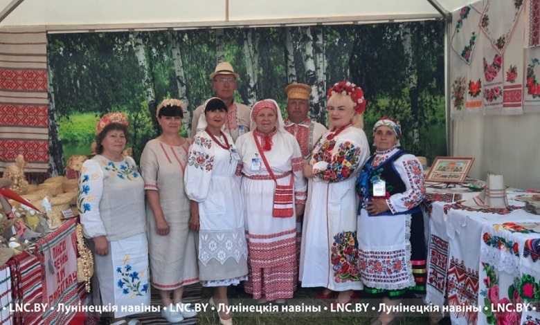 Народные умельцы Лунинетчины "засветились" на республиканском празднике "Купалье" 