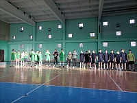 Проходит финал первенства Лунинецкого района по мини-футболу