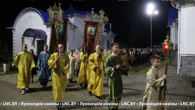 Лунинчане празднуют Светлое Христово Воскресение 